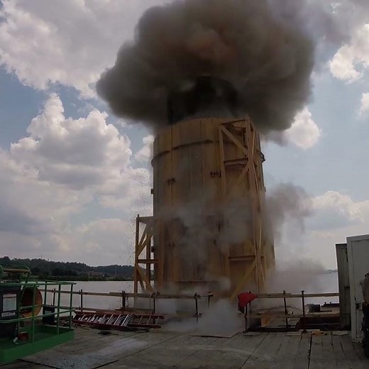 Statnamic Load Test #shorts