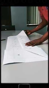 How to fold A1 sheet to A4