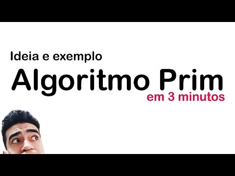 Algoritmo Prim em 3 minutos - Ideia e Exemplo
