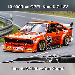 Dirk Preisser and one of the very fastest Opel Kadett C units in European Hillclimb Racing 🏁 Over 310Hp/10.000Rpm in Screaming Naturally Aspirated form moving only 790Kg of RWD Highly Tuned Classic Monster 🔥🔥🔥 | HillClimb Monsters