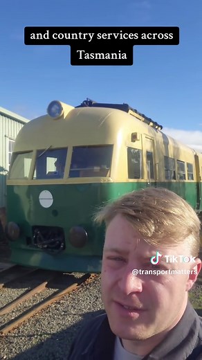 For a city with no rail service, you can still ride a train in Hobart! The Tasmanian Transport Museum's heritage DP railcar is a reminder of the state's transport heyday. #tasmania #hobart #transport #heritage #railway #heritagerail #australia #travel #australian #austravel #fyp #tassie #trains #train #vintagetrain #museum #trainmuseum #🚂