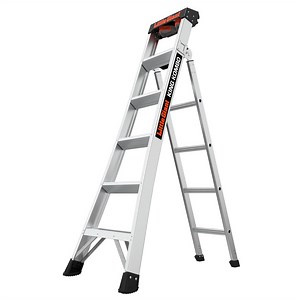 Little Giant Ladder Systems King Kombo 6'-10' Aluminum 3-in-1 Combo Ladder, Type 1A - 300 lbs. Rated