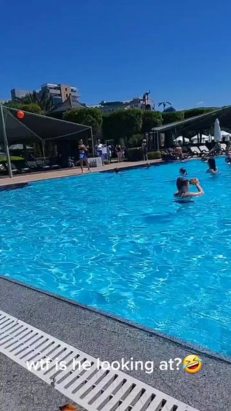 #britabroad #holiday #watergym #turkey #antalya #areyouokhun #girlwatch #StarWarsDay #husbandwife