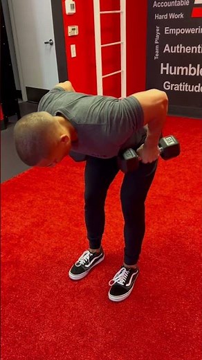 How to do Dumbbell Bent Over Row!