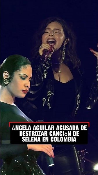 Angela Aguilar performed in Colombia but ruined the Selena Quintanilla song