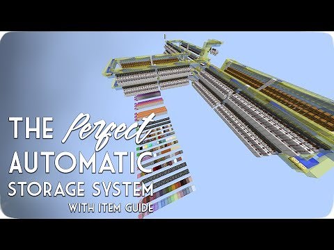 Minecraft Concept: Automatic Storage System | Modular, Expandable (1.12+)