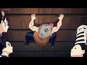Tanpachiro Hallucinating Inosuke Stuck On The Ceiling || Kimetsu No Yaiba Season 3 🐗 #demonslayer