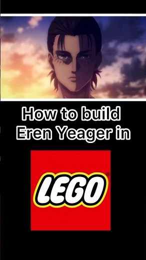 How to build Eren Yeager from #attackontitan in #lego ! #anime #erenyeager #snk #final
