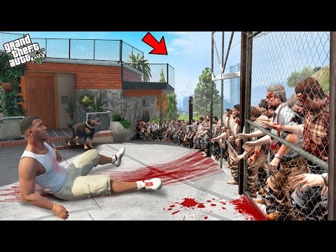 Franklin Starts A Deadly Zombie Apocalypse In Los Santos In GTA 5!