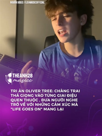 CHÀNG TRAI TRI ÂN OLIVER TREE#theanh28 #theanh28news #theanh28music #tiktoknews