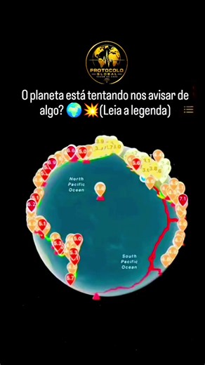 ​Nas últimas 36 horas, os sismógrafos ao redor do mundo simplesmente não pararam de funcionar. O planeta registrou uma sequência impressionante de tremores que cruzou continentes: ​Venezuela foi atingida por dois fortes terremotos de magnitude 7.5 e 7.2, seguidos de mais de 30 réplicas. ​O Japão registrou um abalo de 6.9 na Costa de Kuji. ​E a lista continua: EUA, Filipinas, Fiji, Alasca, Chile e mais de uma dezena de outros lugares sentiram a terra mover. ​Olhando assim, parece o roteiro de um 