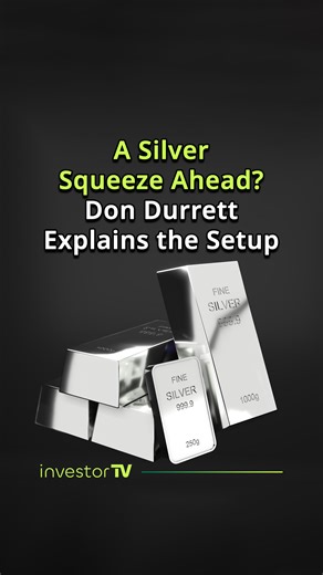 Curious what could spark the next silver squeeze? Don Durrett shares his expert insights in the full Stocks to Watch interview. Tune in: https://youtu.be/rdhjCrKGvdk | Investor TV