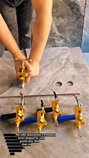 Amazing Tile Cutting Tool | Professional Ceramic Tile Cutter Demonstration!
