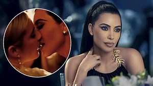 Kim Kardashian kisses Emma Roberts in new American Horror Story