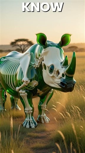 Rhinoceros X-Ray 🦏 The Skeleton Behind the Power