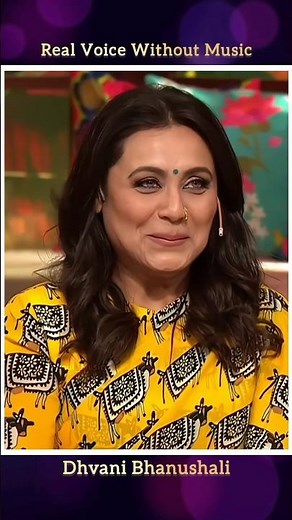 Vaaste 🎉 Real Voice Without Music #dhvani #hindisong #shorts