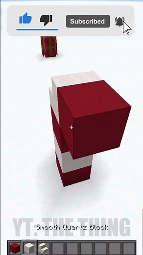 How to Build a Candy Cane in Minecraft: Step-by-Step