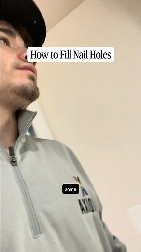 How to Fill Nail Holes from a Professional Painter