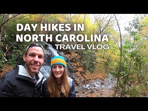 Hiking to Soco Falls & Whiteside | North Carolina Day Hikes | Maggie Valley Travel Vlog | Vlog Ep 5