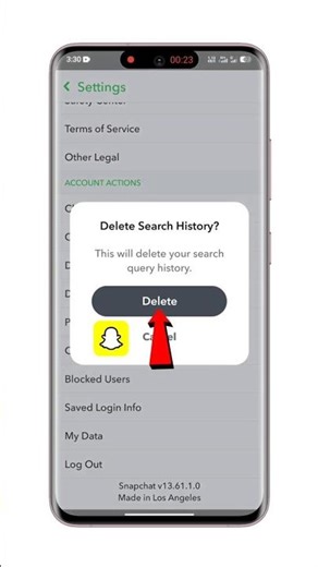 How To Delete Snapchat Search History