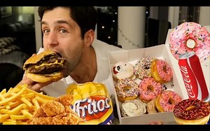 5000 CALORIE CHALLENGE | EPIC cheat day | Man Vs Food Josh Peck