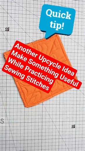 SEWING TIP | Upcycle Project from Practicing Stitches #sewingtips #beginnersewing #upcycling