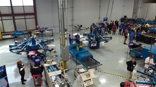 M&R was thrilled to host garment decorating industry leaders at our headquarters in Roselle, Illinois. This action-packed event featured a wide range of equipment and techniques, as well as valuable insights to trends that will help you succeed in today’s competitive market! It was an honor to hear from industry legends that included: Jon Weiss - New Buffalo Shirt Factory Frank Vacanti - Winterland Productions Mark Gervais - Ningbo Shenzhou Knitting Dave Gardner - Founder of Spot Process Separat