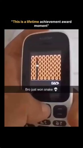 science || tech || history on Instagram: "The video captures a rare perfect play of the classic Snake game on a Nokia phone, where the snake fills the entire screen without collision, a feat demanding flawless directional precision over 20+ seconds. Posted amid 2025's meme resurgence, it taps into nostalgia for early mobile gaming, amassing 936k views as users celebrate the skill akin to speedrunning records tracked by communities like TASVideos. Community responses, including "legend" and "triu