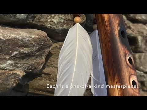 Experimental F# Prometheus Scale Teak Wood 22" Forest Flute 432HZ