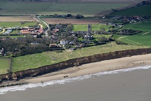 Happisburgh aerial image - Norfolk coast 2024