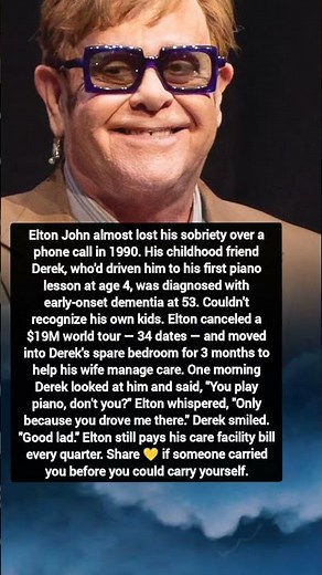 Elton John’s Heartbreaking Promise to His Childhood Friend ❤️ | A Story of True Friendship