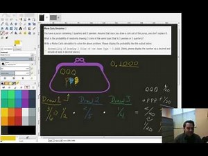 Monte Carlo Simulation Using Coins in a Purse using Java