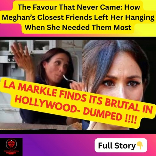 The trouble began when Meghan expected her circle to help boost a major new project, something she believed would reignite her public momentum. It wasn’t a small favour it required public praise, coordinated support, and the kind of enthusiastic backing that her friends had once offered without hesitation. But when the moment came, the response was startlingly quiet. In Hollywood and celebrity culture, friendships often work like alliances. Support is exchanged, visibility is shared, and public 