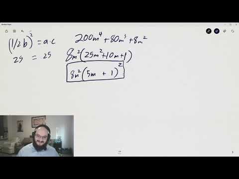 Factoring Quadratics Part 3 (Perfect Squares, Difference of Squares)