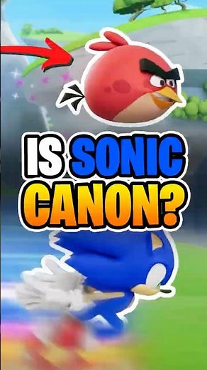 NOBODY NOTICED that Sonic is CANON in Angry Birds 🦔💙 #sonic #angrybirds