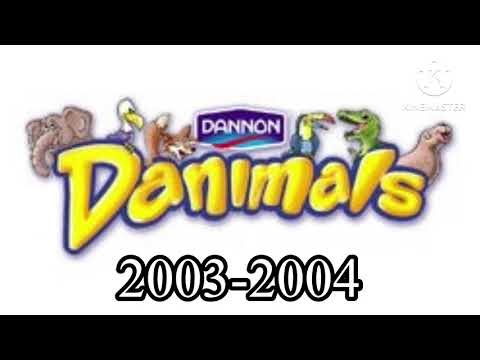 Danimals (Danone/Dannon) Historical Logos