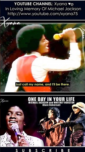 Short 04| One Day In Your Life | Michael Jackson and Whitney Houston RARE REHERSAL 2001+MJ Live Mix