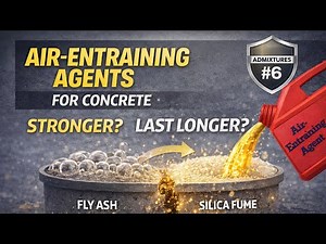Air-Entraining Agents for Concrete || Admixtures # 6