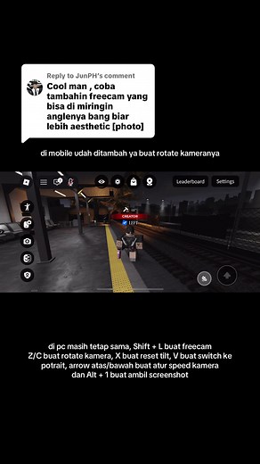 Cara Menggunakan Freecam di Mobile dan PC dalam Roblox