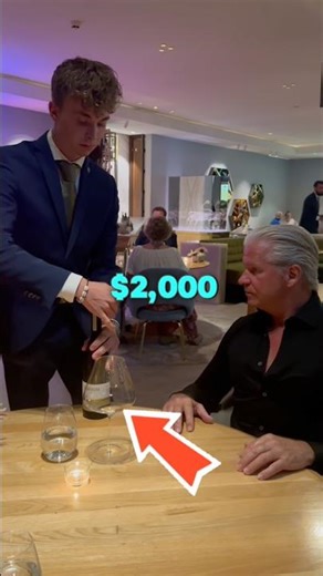 This Man Ordered a $2,000 Wine Test 😳 #shorts