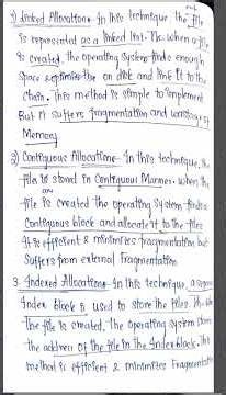 Operating System Unit-5 HandWritten Notes