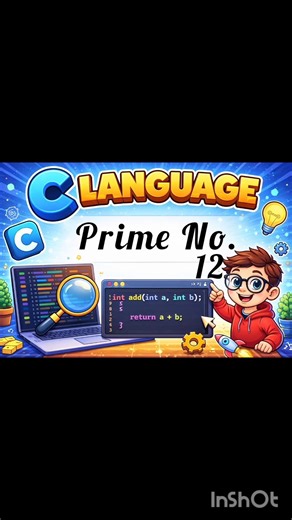 12/20 Check Prime Number Using Function in C #cprogramming#clang#cfunctions#primenumber