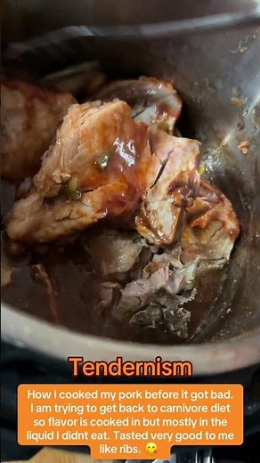 Instant Pot BBQ Pork Chops 😋 For My Almost Carnivore Dinner. 🍖 😋 #bbq #instantpot #cooking #food