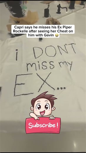 Capri says he misses Piper after seeing her cooking stream with Gavin 😭❤ #piperrockelle #piper #fyp