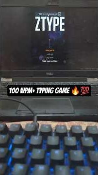first try on ZTYPE! typing game #typing
