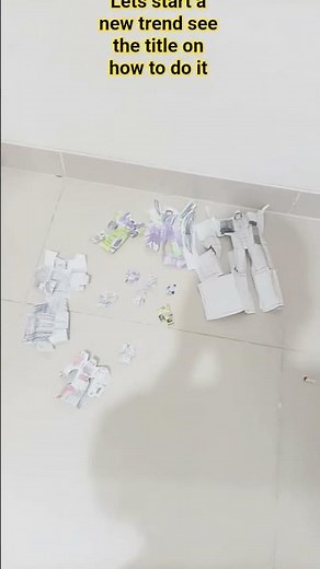 show your whole collection of papercraft it doesnt matter what papercraft it is #transformers