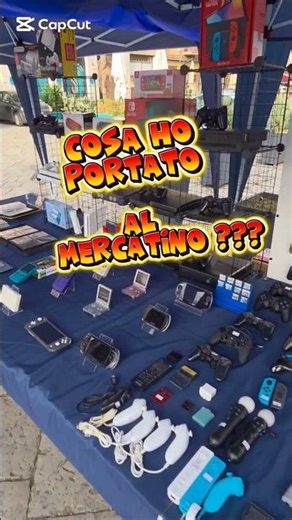 🎮 Cosa ho portato al mercatino questa domenica? MONDO GAMING - Piazza Marina -