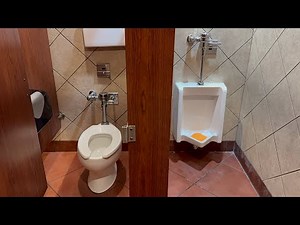 Men’s + Women’s Restroom Tour | AS Urinal & Kohler Toilet Flush | Applebee’s, Santa Ana, California