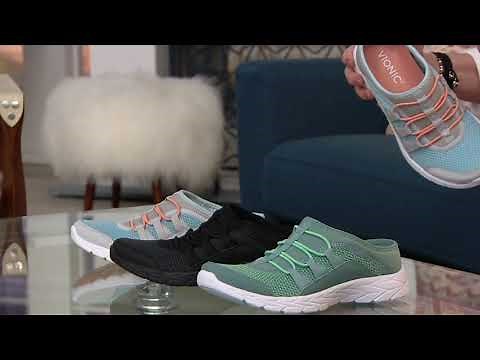 Vionic Mesh Slip-On Mules - Maven on QVC