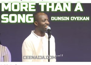 DOWNLOAD: More Than A Song - Dunsin Oyekan (Mp3 & Lyrics) | CeeNaija